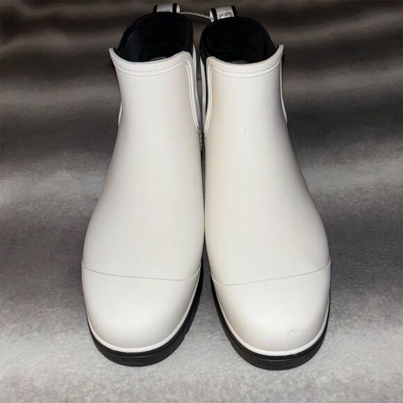 UGG Women's Droplet Rain Boots Size 11 White Waterproof Slip-On Casual - Picture 9 of 14
